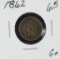 1862 CN - Indian Head Cent - G+