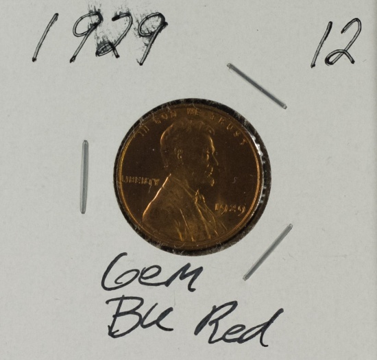 1929 - Lincoln Cent - Gem BU-Red