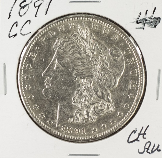 1891 CC - Morgan Dollar - CH AU