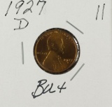 1927 D - Lincoln Cent -  BU