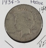1934 S - Peace Dollar - VF