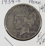 1934 S - Peace Dollar - F/VF