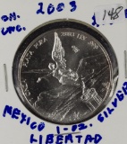 2003 - Mexico - 1 onza .999 Silver - Unc