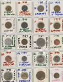 Lot of 72 World Coins in 2X2's