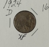 1924 D - Buffalo Nickel - XF