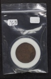 1856 - Braided Hair Large Cent - Slanting 5 - AU