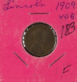 1909 VDB - Lincoln Cent - F
