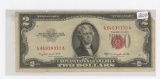 Series 1953 b - Two Dollar us Note - Red Seal
