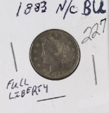 1883 - No Cents Liberty Head 