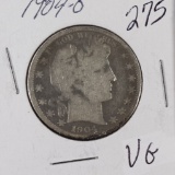 1904 O -  Barber Half Dollar - VG