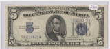 Series of 1934 D Five Dollar Silver Certificate  - CU