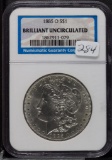 1885 O - NGC BU - Morgan Dollar