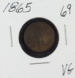 1865 - Indian Head Cent - VG