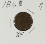 1865 CN - Indian Head Cent -XF