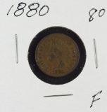 1880 - Indian Head Cent - F