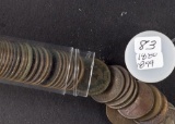1 - Roll (50 Coins) 1880-1899 Indian Head Cents