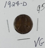 1924 D - Lincoln Cent - VG
