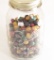 Medium Jar of Stone Marbles