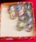 Box of 10 Small Swirl Marbles