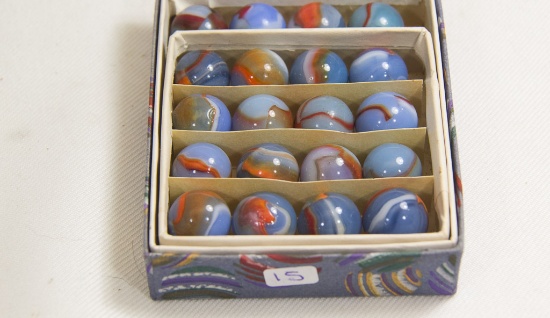 Box of 20 Small Marbles