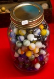 Large Jar of Marbles