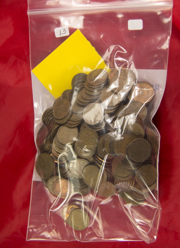 300 - Wheat Ear Lincoln Cents - F-UNC