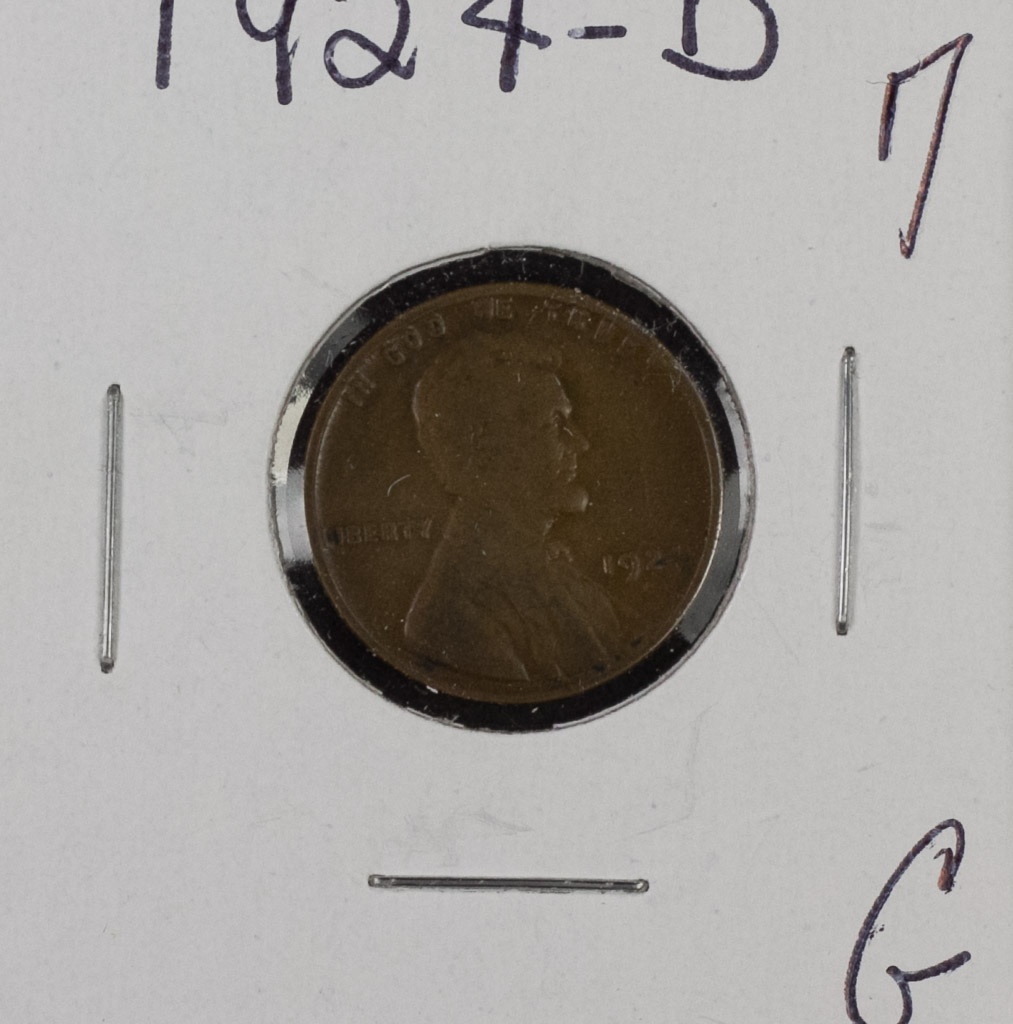 1924 D Lincoln Cent - G
