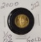2000 - 1/10 oz Amereican Eagle Gold Coin