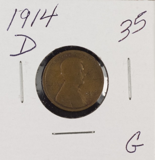 1914 D - Lincoln Cent - G
