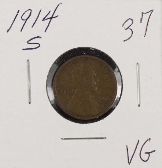 1914 S - Lincoln Cent - VG