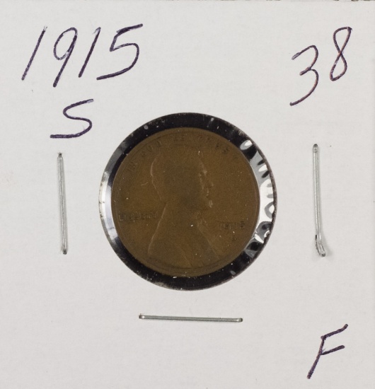 1915 S - Lincoln Cent - F