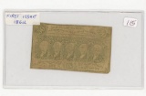 First Issue 1862 - 50 Cent Fracational Currency