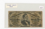 Third Issue 1863 - 5 Cent Fracational Currency