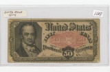 Fifth Issue 1874 - 50 Cent Fracational Currency