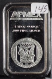 APMEX 1 Troy Oz .999 Silver Bar