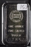 Sharps/Pixley Bullion Brokers London 1 Troy Oz .999 Silver Bar