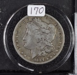 1884 - Morgan Dollar - F/VF