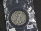 1933 S - Liberty Walking Half Dollar -VG