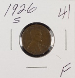 1926 S - Lincoln Cent - F