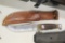 Ka-Bar Sheath Knife with Original Leather Sheath,