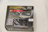 1 Box of 20, Barnes TAC-XPE 45 Auto + P 185 gr