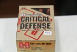 1 Box of 20, Hornady Critical Defense 45 Auto