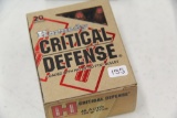 1 Box of 20, Hornady Critical Defense 45 Auto