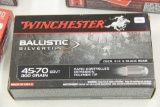 1 Box of 20, Winchester Ballistic Silvertip 45-70