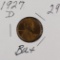 1927 D - LINCOLN CENT - BU