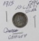 1915 - CANADIAN FIVE CENT SILVER