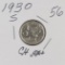 1930 S - MERCURY DIME - CH AU