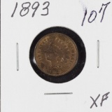 1893 - INDIAN HEAD CENT - XF