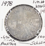 1978 - AUSTRIA 100 SCHILLING - KM #2940