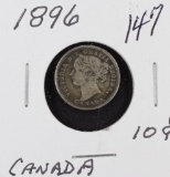 1896 - CANADA 10 CENT - F
